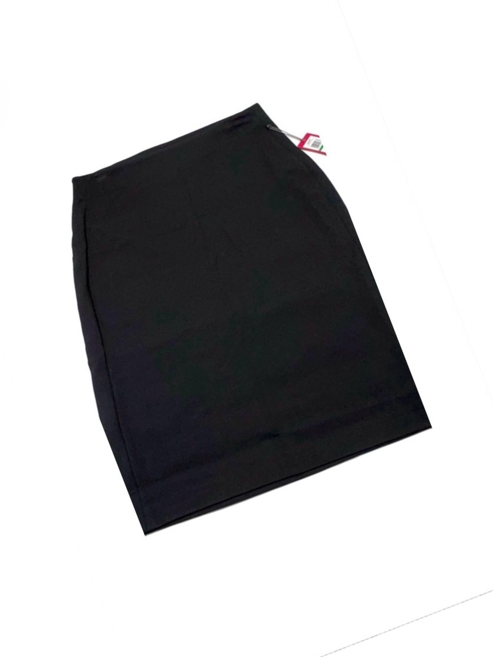 Vince Camuto NWT Black Pencil Skirt Ponte Knit Pull On Midi Office Career Plus X